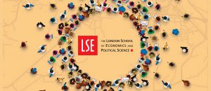 infographic of people making a circle with the LSE logo in the center